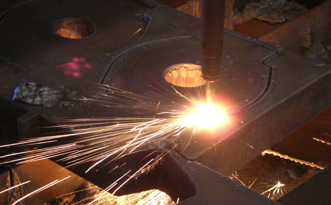 Steel Plate Flame Cutting Services